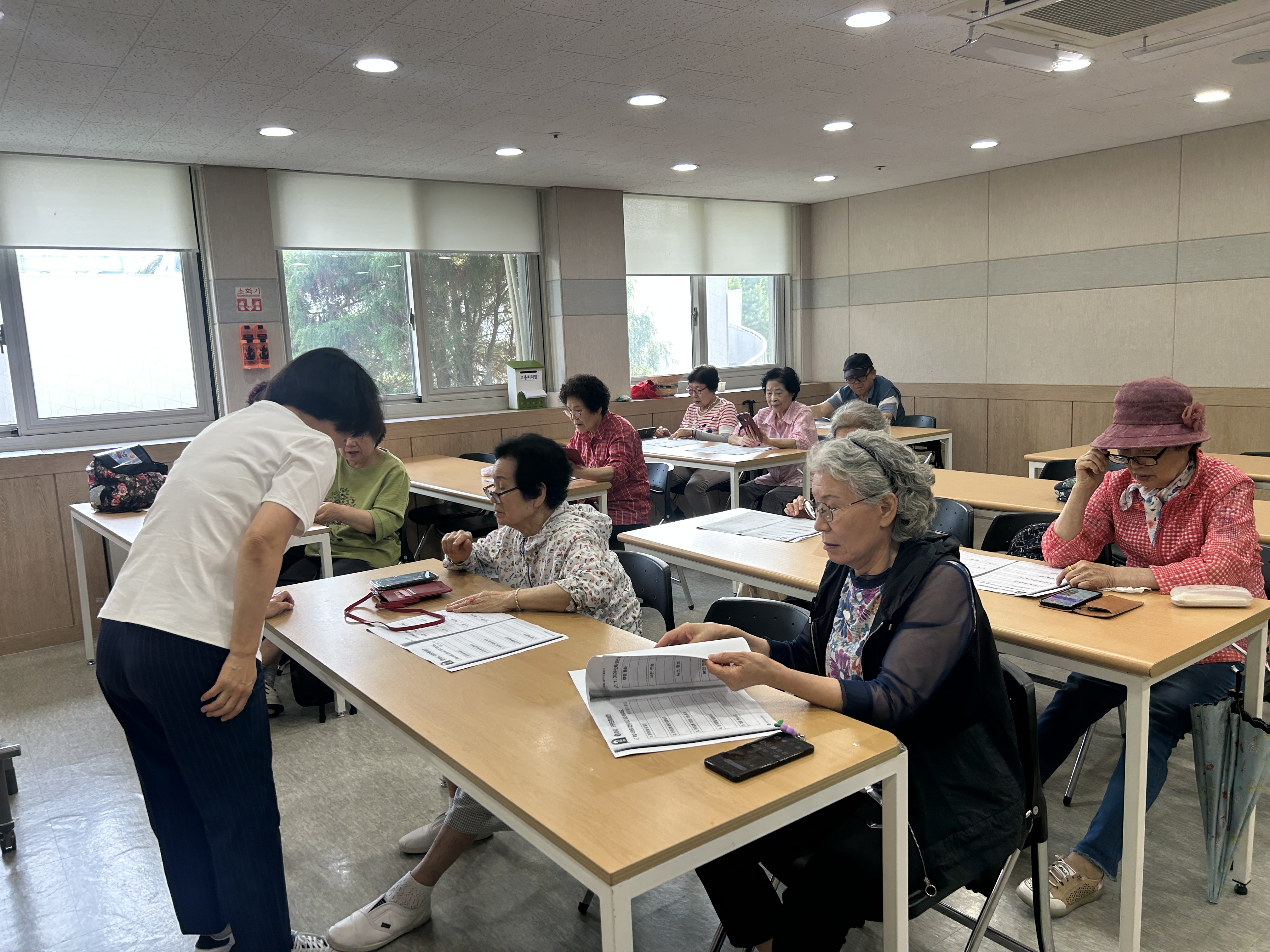 성인문해교육 디지털특강 진행