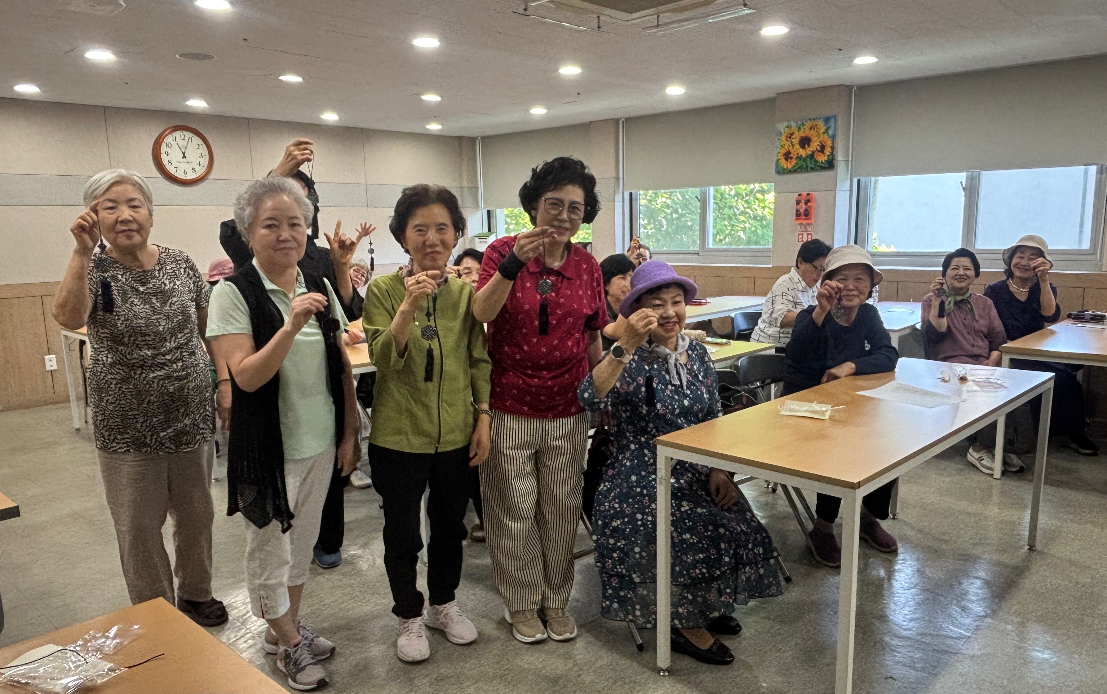 평생교육사업 단기프로그램 자개노리개 만들기