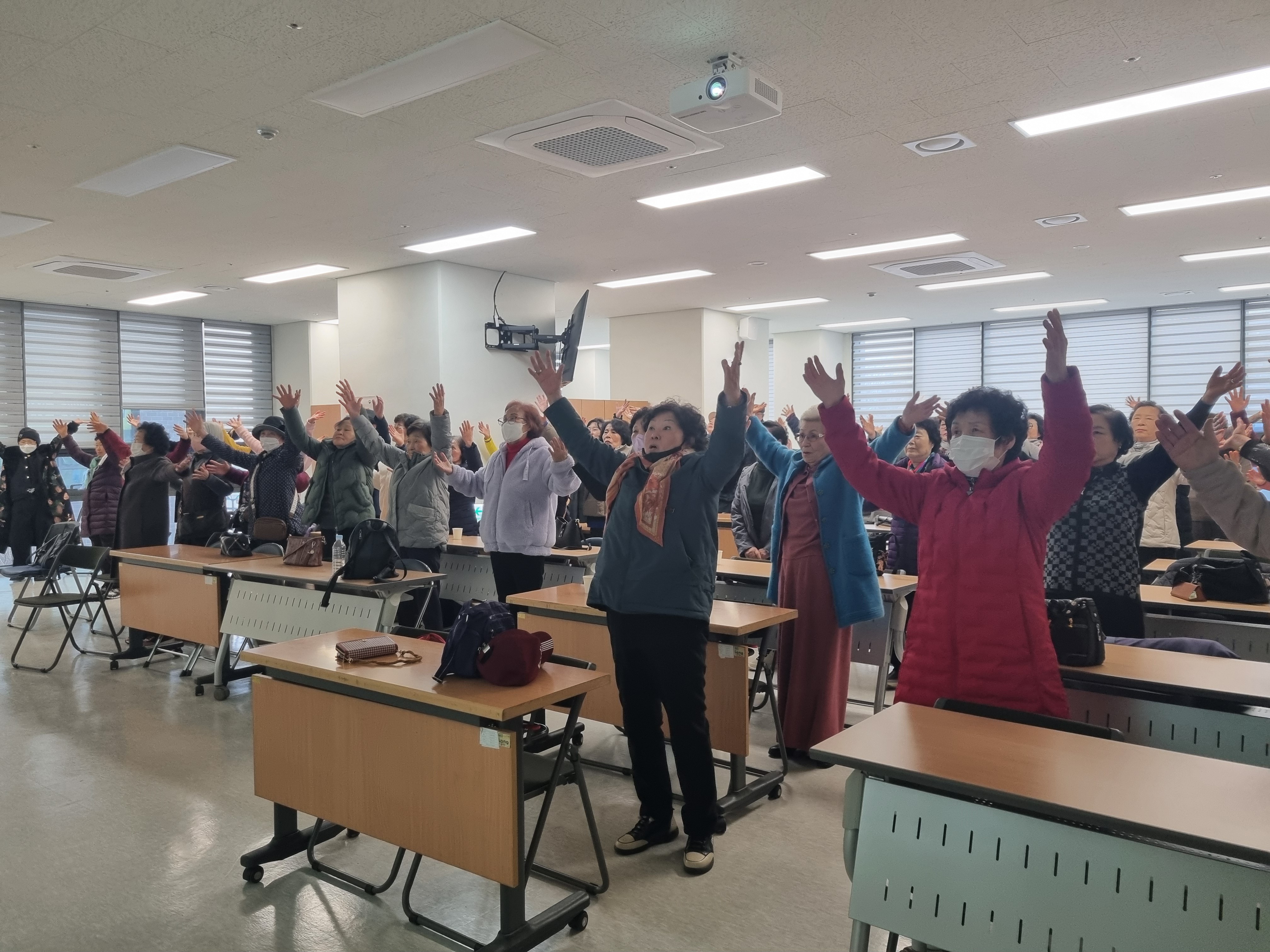 독거노인도시락배달사업 ‘찾아가는 건강밥상’ 참여자 교육 진행 사진